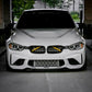 Front Grille Trim Strips Cover Yellow for BMW F10 F06 F12 F39 F48 5/6/7 series