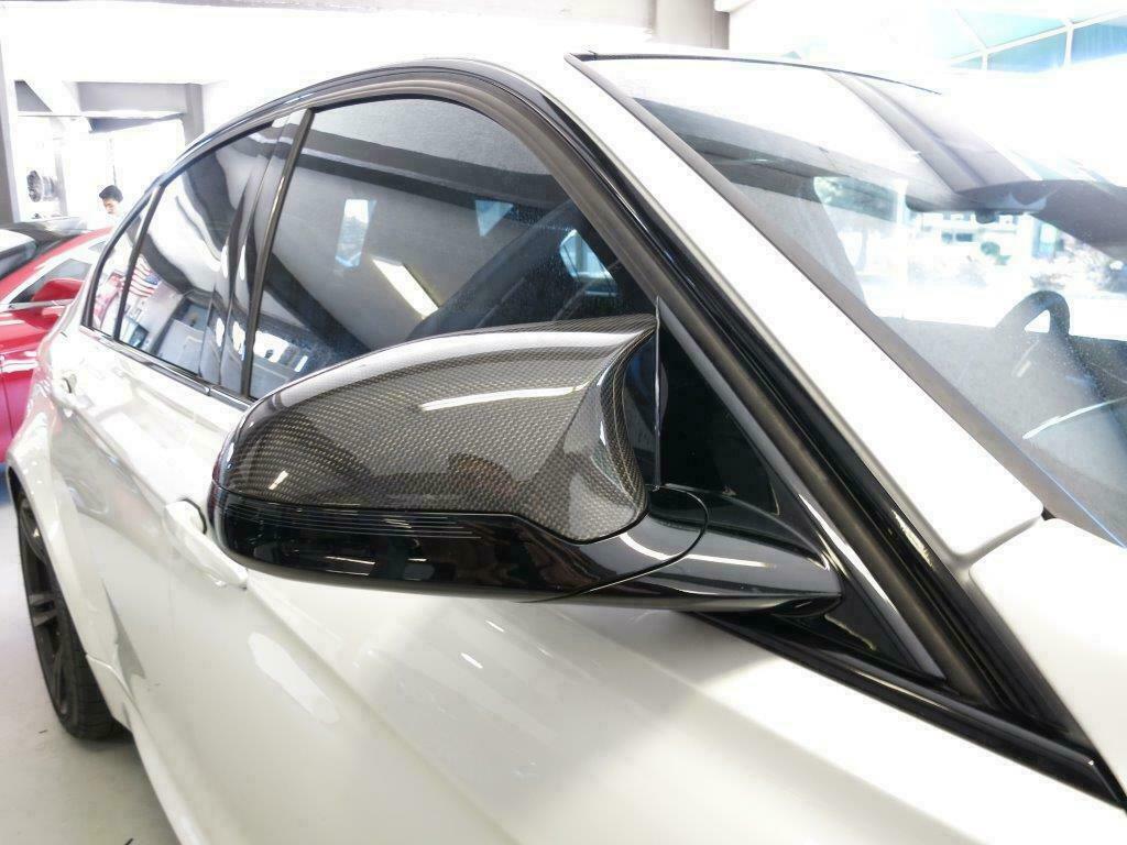 Gloss Black Side View Mirror Covers Cap For 2015-2019 BMW F80 M3 F82 M4 F87 M2C