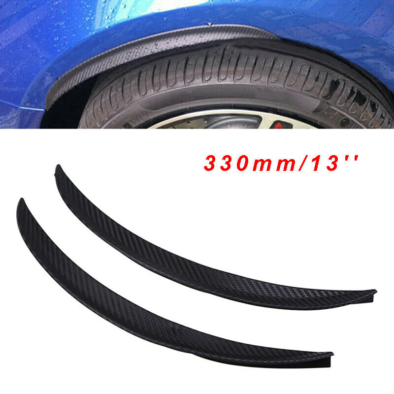 2PCS Car Fender Flare Extension Wheel Eyebrow Trim Protector Lip Strip Universal