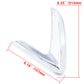 Chrome Silver Air Vent Side Marker Fender Covers Decor Trim For Universal Car