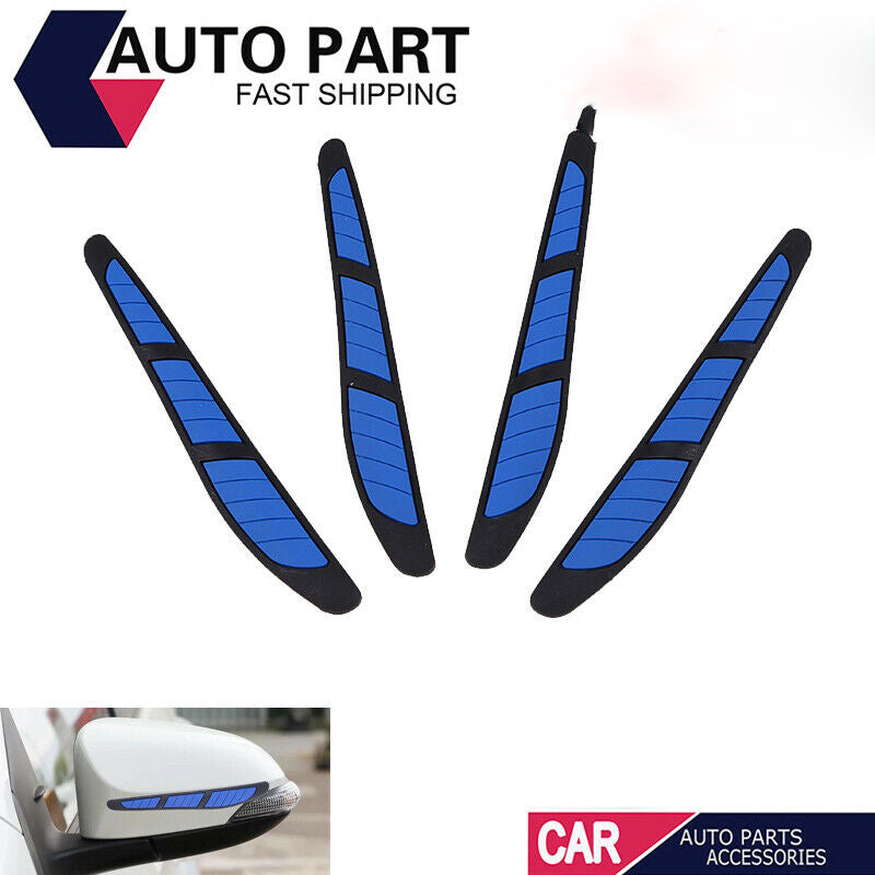 4x Universal Car Door Edge Scratch Anti-collision Protector Guard Strip Blue AE