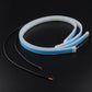 Pair 60CM White/Amber Car LED DRL Daytime Running Light Flexible Tube Strip UK