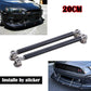 200mm Black Adjustable Car Front Rear Bumper Lip Splitter Strut Rod Support Bars
