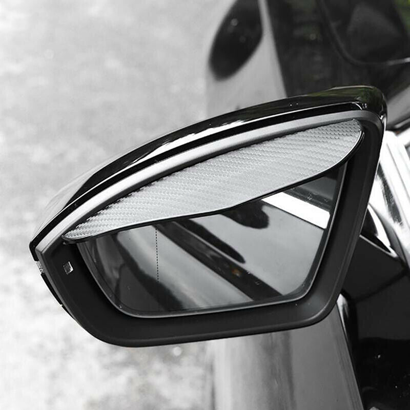 2X Rear View Side Wing Mirror Rain Board Eyebrow Guard Sun Visor Car Accessories