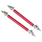 10CM Red Adjustable Front/Rear Bumper Support Tie Rod Bar Splitter Lip Strut