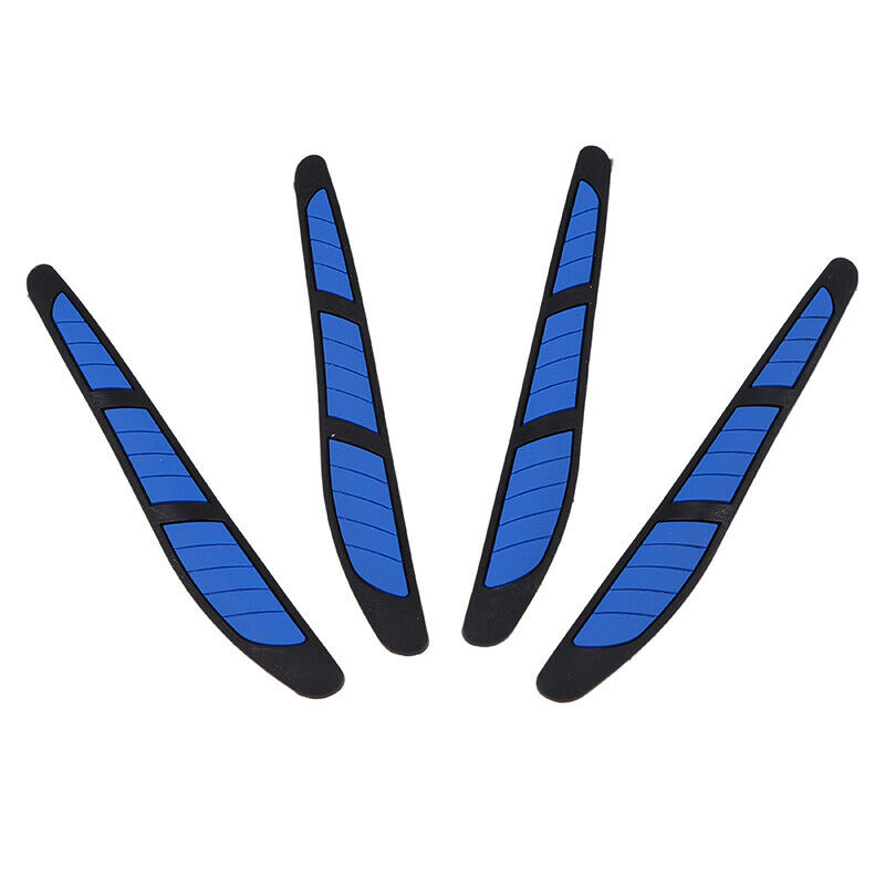 4x Universal Car Door Edge Scratch Anti-collision Protector Guard Strip Blue AE