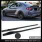 BMW 2 SERIES F87 M2 SIDE SKIRTS EXTENSION BLADES M PERFORMANCE GLOSS BLACK 2015+