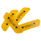 4PCS Car Door Open Sticker Reflective Tape Safety Warning Decal Orange HIQ ah01