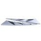 Auto Hood Stickers Silver Side Air Intake Flow Vent Cover ABS Universal Decor UK