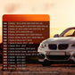Front Red Grille Trim Strips Cover for BMW F30 F32 F20 F21 G20 1 2 3 series UK