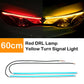 2x Sequential LED Strip Turn Signal Switchback Indicator Daytime Running Lights