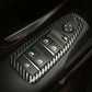 Real Carbon Fiber Window Switch Interior Trim For BMW 1 2 3 4 Series F30 F34