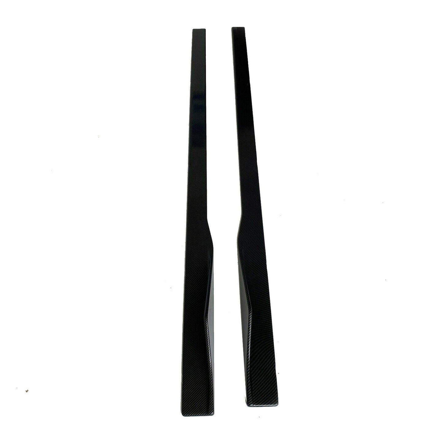 BMW 2 SERIES F87 M2 SIDE SKIRTS EXTENSION BLADES M PERFORMANCE GLOSS BLACK 2015+