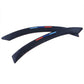 Black Universal Front Corner Guard Scratch Protector Car Bumper Sticker Anti-rub