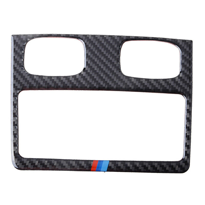 Carbon Fiber Interior Rear Air Outlet Cover Trim For BMW 3 Series E90 2005-12 ae