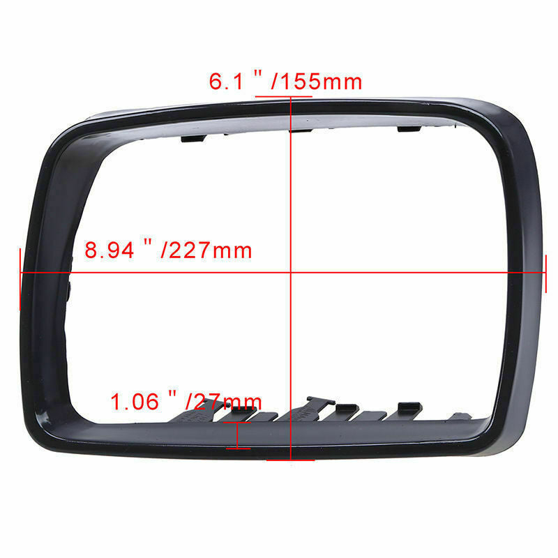 Right Driver Side Door Wing Mirror Cover Cap Trim for BMW E53 X5 2000-2006 UK