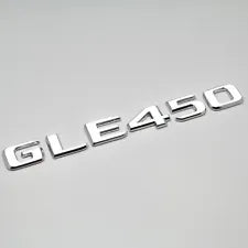 For Mercedes Benz GLE450 Chrome Silver Rear Boot Trunk Letter Number Badge Emblem