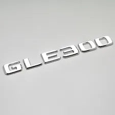 For Mercedes Benz GLE300 Chrome Silver Rear Boot Trunk Letter Number Badge Emblem