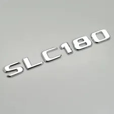For Mercedes Benz SLC180 Chrome Silver Rear Boot Trunk Letter Number Badge Emblem