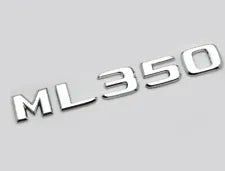 For Mercedes Benz ML350 Chrome Silver Rear Boot Trunk Letter Number Badge Emblem