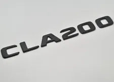 For Mercedes Benz CLA200 Matt Black Rear Boot Trunk Letter Number Badge Emblem