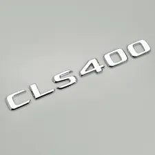 For Mercedes Benz CLS400 Chrome Silver Rear Boot Trunk Letter Number Badge Emblem