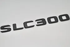 For Mercedes Benz SLC300 Matt Black Rear Boot Trunk Letter Number Badge Emblem