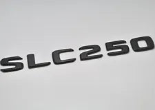 For Mercedes Benz SLC250 Matt Black Rear Boot Trunk Letter Number Badge Emblem