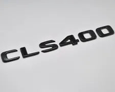 For Mercedes Benz CLS400 Gloss Black Rear Boot Trunk Letter Number Badge Emblem