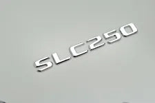 For Mercedes Benz SLC250 Chrome Silver Rear Boot Trunk Letter Number Badge Emblem