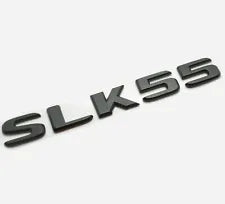 For Mercedes Benz SLK55 Matt Black Rear Boot Trunk Letter Number Badge Emblem