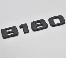 For Mercedes Benz B180 Matt Black Rear Boot Trunk Letter Number Badge Emblem