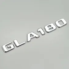 For Mercedes Benz GLA180 Chrome Silver Rear Boot Trunk Letter Number Badge Emblem