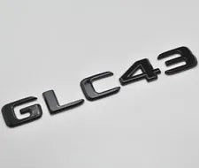 For Mercedes Benz GLC43 Gloss Black Rear Boot Trunk Letter Number Badge Emblem