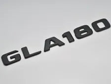 For Mercedes Benz GLA180 Matt Black Rear Boot Trunk Letter Number Badge Emblem