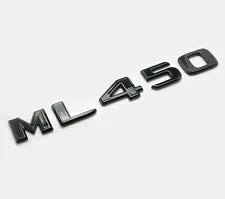 For Mercedes Benz ML450 Gloss Black Rear Boot Trunk Letter Number Badge Emblem