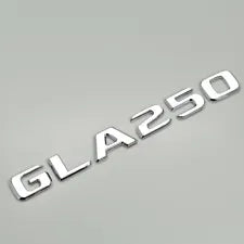 For Mercedes Benz GLA250 Chrome Silver Rear Boot Trunk Letter Number Badge Emblem