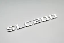 For Mercedes Benz SLC200 Chrome Silver Rear Boot Trunk Letter Number Badge Emblem