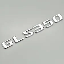 For Mercedes Benz GLS350 Chrome Silver Rear Boot Trunk Letter Number Badge Emblem
