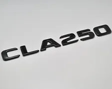 For Mercedes Benz CLA250 Gloss Black Rear Boot Trunk Letter Number Badge Emblem