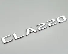 For Mercedes Benz CLA220 Chrome Silver Rear Boot Trunk Letter Number Badge Emblem