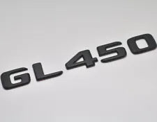 For Mercedes Benz GL450 Matt Black Rear Boot Trunk Letter Number Badge Emblem