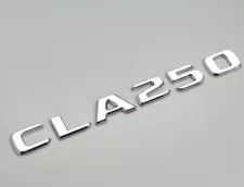For Mercedes Benz CLA250 Chrome Silver Rear Boot Trunk Letter Number Badge Emblem