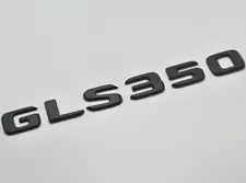 For Mercedes Benz GLS350 Matt Black Rear Boot Trunk Letter Number Badge Emblem
