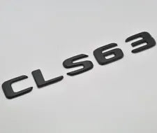 For Mercedes Benz CLS63 Matt Black Rear Boot Trunk Letter Number Badge Emblem