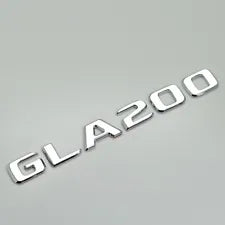For Mercedes Benz GLA200 Chrome Silver Rear Boot Trunk Letter Number Badge Emblem