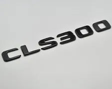 For Mercedes Benz CLS300 Gloss Black Rear Boot Trunk Letter Number Badge Emblem