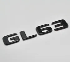 For Mercedes Benz GL63 Gloss Black Rear Boot Trunk Letter Number Badge Emblem