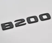 For Mercedes Benz B200 Matt Black Rear Boot Trunk Letter Number Badge Emblem