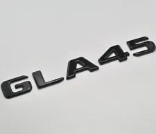 For Mercedes Benz GLA45 Gloss Black Rear Boot Trunk Letter Number Badge Emblem